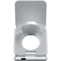 Беспроводное зарядное Magssory Fold Pro 3 в 1 WCH063 (серебристый) - Превью изображения №3 — Интернет-магазин Time-Shop
