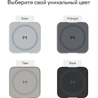 Беспроводное зарядное Magssory Fold Pro 3 в 1 WCH063 (серебристый) - Превью изображения №12 — Интернет-магазин Time-Shop