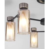 Припотолочная люстра Евросвет 70115/6 (черный) - Превью изображения №2 — Интернет-магазин Time-Shop