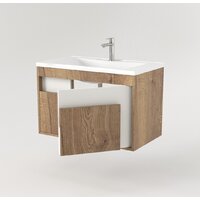  Дабер Тумба под умывальник 016 Тобага/Эридан 80 Т16.8Т.0.21_light (с подсветкой, дуб галифакс/белый) - Превью изображения №3 — Интернет-магазин Time-Shop