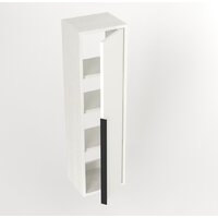  Дабер Шкаф-полупенал 015 СТ15.0.0.5Ч (белый древесный/ручка черная) - Превью изображения №3 — Интернет-магазин Time-Shop