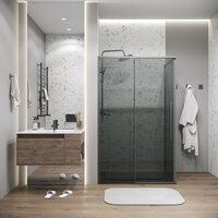 Душевой уголок Grossman Galaxy 100x90x195 120.K33.01.1090.42.10 (графит сатин/стекло тонированное) - Превью изображения №7 — Интернет-магазин Time-Shop