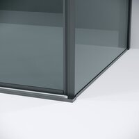 Душевой уголок Grossman Galaxy 100x90x195 120.K33.01.1090.42.10 (графит сатин/стекло тонированное) - Превью изображения №5 — Интернет-магазин Time-Shop