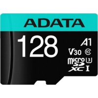 Карта памяти ADATA Premier Pro AUSDX128GUI3V30SA2-RA1 microSDXC 128GB (с адаптером) - Превью изображения №2 — Интернет-магазин Time-Shop