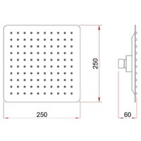 Верхний душ Berges Wasserhaus Ventas S 074002 - Превью изображения №2 — Интернет-магазин Time-Shop