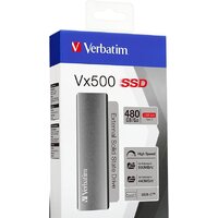 Внешний накопитель Verbatim Vx500 480GB 47443 - Превью изображения №3 — Интернет-магазин Time-Shop