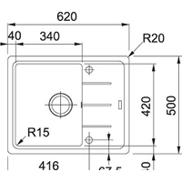 Кухонная мойка Franke BFG 611С (миндаль) - Превью изображения №2 — Интернет-магазин Time-Shop