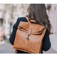 Городской рюкзак Klondike 1896 Digger Mara KD1070-04 (коньяк) - Превью изображения №7 — Интернет-магазин Time-Shop