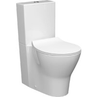 Унитаз напольный Керамин Сканди Slim МЛ 2-режим (белый) - Превью изображения №2 — Интернет-магазин Time-Shop