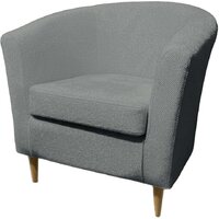 Интерьерное кресло Mio Tesoro Тунне (Queen Grey) - Превью изображения №8 — Интернет-магазин Time-Shop