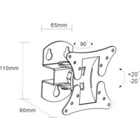 Кронштейн для телевизора Arm Media LCD-101 - Превью изображения №2 — Интернет-магазин Time-Shop