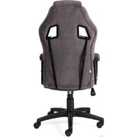 Игровое (геймерское) кресло TetChair Driver (флок/ткань, серый) - Превью изображения №4 — Интернет-магазин Time-Shop
