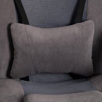 Игровое (геймерское) кресло TetChair Driver (флок/ткань, серый) - Превью изображения №7 — Интернет-магазин Time-Shop