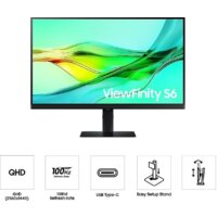 Монитор Samsung ViewFinity S6 LS27D600UAUXEN - Превью изображения №4 — Интернет-магазин Time-Shop