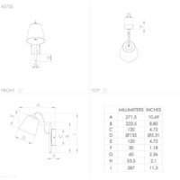 Бра Eglo Lacey 43735 - Превью изображения №3 — Интернет-магазин Time-Shop