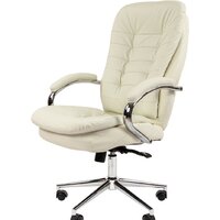 Офисное кресло CHAIRMAN 795 N (кожа, белый) - Превью изображения №8 — Интернет-магазин Time-Shop