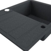 Кухонная мойка Kernau KGS V 4565A 1B1D Black Metallic - Превью изображения №2 — Интернет-магазин Time-Shop