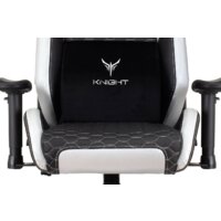 Игровое (геймерское) кресло Knight Neon (черный/серебристый) - Превью изображения №10 — Интернет-магазин Time-Shop