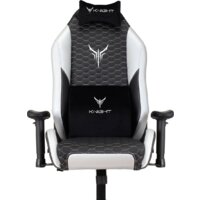 Игровое (геймерское) кресло Knight Neon (черный/серебристый) - Превью изображения №8 — Интернет-магазин Time-Shop