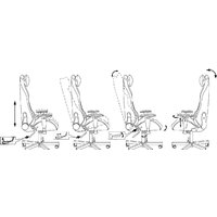 Игровое (геймерское) кресло Knight Neon (черный/серебристый) - Превью изображения №24 — Интернет-магазин Time-Shop