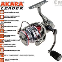 Рыболовная катушка Akara Leader 3000 7+1BB AL3000-8 - Превью изображения №2 — Интернет-магазин Time-Shop