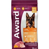 Award Adult Large для крупных пород с курицей, индейкой с добавлением тыквы и шиповника 12 кг