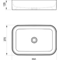 Умывальник Ravak Ceramic Slim R XJX01155002 - Превью изображения №7 — Интернет-магазин Time-Shop