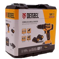 Дрель-шуруповерт Denzel CDL-18-02BM (с 2-мя АКБ, кейс) - Превью изображения №9 — Интернет-магазин Time-Shop