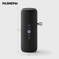 Умная колонка Яндекс Станция Стрит (черный) - Превью изображения №21 — Интернет-магазин Time-Shop