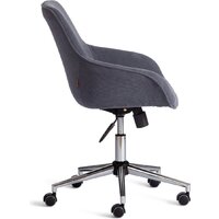 Офисное кресло TetChair Dublin хром/вельвет (графит) - Превью изображения №10 — Интернет-магазин Time-Shop