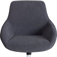 Офисное кресло TetChair Dublin хром/вельвет (графит) - Превью изображения №13 — Интернет-магазин Time-Shop