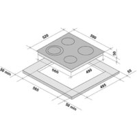 Варочная панель Krona ORSA 60 BL/S - Превью изображения №13 — Интернет-магазин Time-Shop
