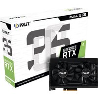 Видеокарта Palit GeForce RTX 3050 Dual NE63050018P1-1070D - Превью изображения №8 — Интернет-магазин Time-Shop