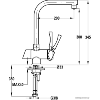 Смеситель TEKA OS 206 [182060200] - Превью изображения №3 — Интернет-магазин Time-Shop