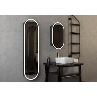  Континент Шкаф с зеркалом Elmage Black Led 45x80 - Превью изображения №11 — Интернет-магазин Time-Shop