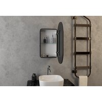  Континент Шкаф с зеркалом Elmage Black Led 45x80 - Превью изображения №24 — Интернет-магазин Time-Shop