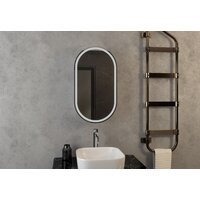  Континент Шкаф с зеркалом Elmage Black Led 45x80 - Превью изображения №22 — Интернет-магазин Time-Shop