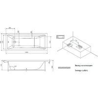 Ванна AM.PM Gem 180x80 W93A-180-080W-A - Превью изображения №9 — Интернет-магазин Time-Shop