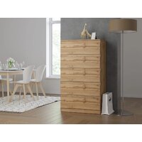 Комод НК-Мебель Stern Т-8 5-я 72676287 (16 мм, дуб вотан) - Превью изображения №4 — Интернет-магазин Time-Shop