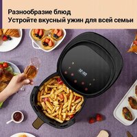 Аэрогриль (аэрофритюрница) KaringBee JD689 (черный) - Превью изображения №6 — Интернет-магазин Time-Shop