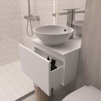  ЗОВ Тумба под умывальник Кито 50 K50LW0MWMC (белый матовый) - Превью изображения №4 — Интернет-магазин Time-Shop