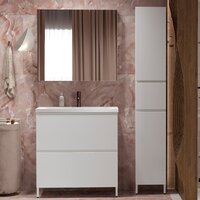  Belux Шкаф-пенал Минск П 30-01 (1, белый глянцевый) - Превью изображения №3 — Интернет-магазин Time-Shop