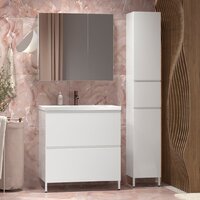  Belux Шкаф-пенал Минск П 30-01 (1, белый глянцевый) - Превью изображения №4 — Интернет-магазин Time-Shop