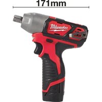 Гайковерт Milwaukee M12 M12BIW12-202C 4933447133 (с 2-мя АКБ, кейс) - Превью изображения №4 — Интернет-магазин Time-Shop