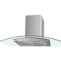 MAUNFELD Ancona PlusA Isla 90 (нержавеющая сталь/прозрачное стекло)