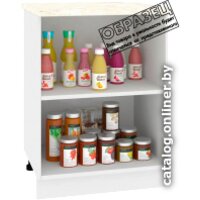 Шкаф напольный Кортекс-мебель Корнелия Лира НШ60р (венге/королевский опал) - Превью изображения №4 — Интернет-магазин Time-Shop