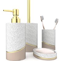 Аксессуары для ванной и туалета FORA Terrazzо (4 предмета) - Превью изображения №2 — Интернет-магазин Time-Shop