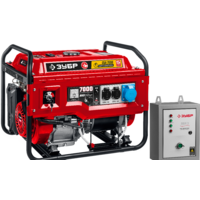 Бензиновый генератор Зубр СБА-7000 - Превью изображения №2 — Интернет-магазин Time-Shop