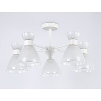 Припотолочная люстра Ambrella light TR3179/5 WH (белый) - Превью изображения №4 — Интернет-магазин Time-Shop