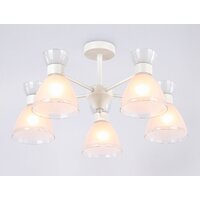Припотолочная люстра Ambrella light TR3179/5 WH (белый) - Превью изображения №2 — Интернет-магазин Time-Shop